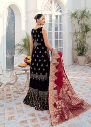 Akbar Aslam Libas e Khas Unstitched Formals 3pc Suit AALK-1399 GARNET - FaisalFabrics.pk