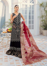 Akbar Aslam Libas e Khas Unstitched Formals 3pc Suit AALK-1399 GARNET - FaisalFabrics.pk