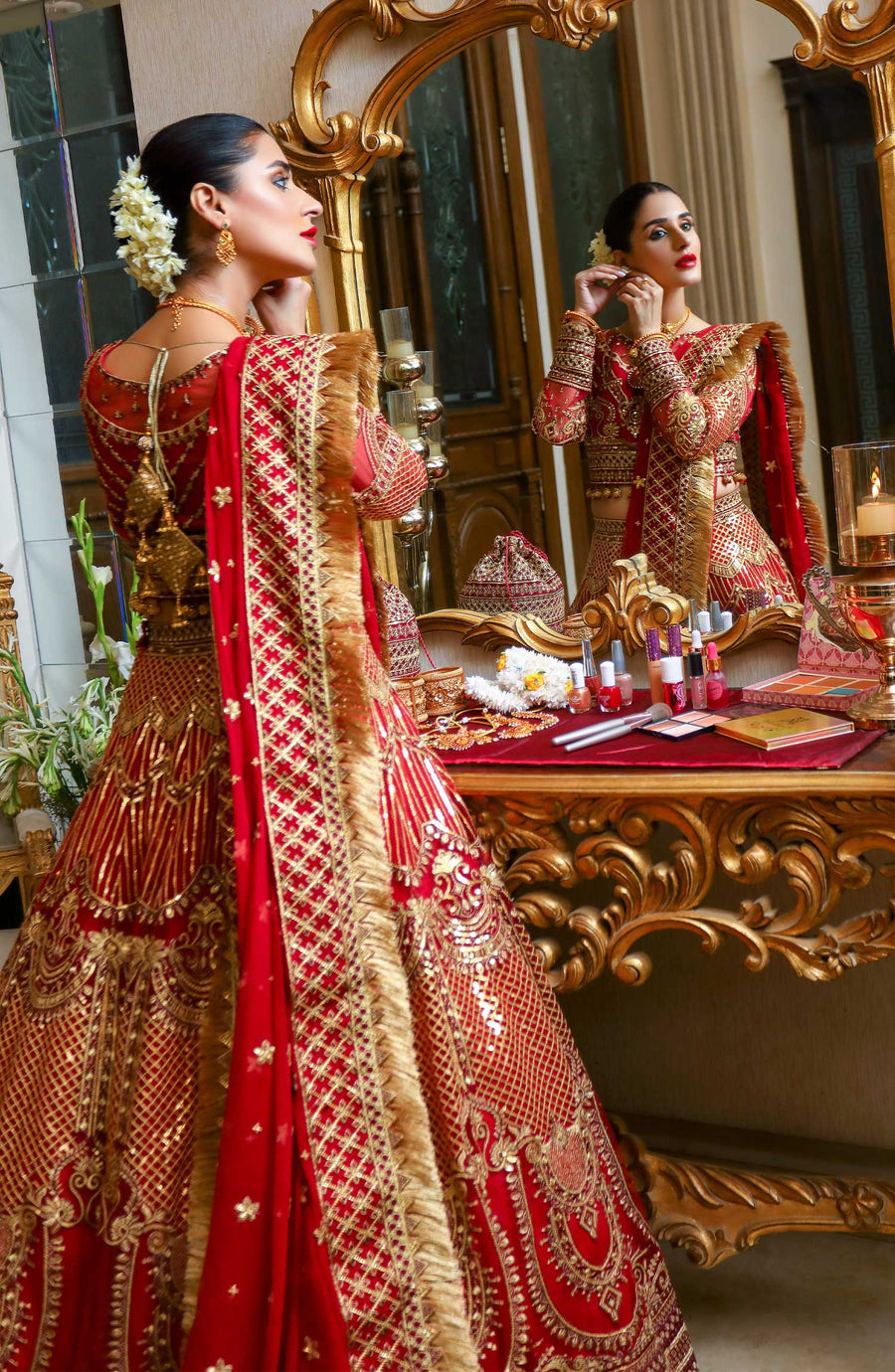 Waresha Rang Reet Unstitched Luxury Formal 3Pc Suit D-04 GEORENBAL