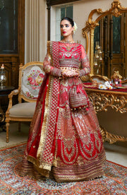 Waresha Rang Reet Unstitched Luxury Formal 3Pc Suit D-04 GEORENBAL