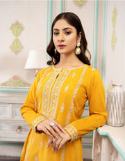 SIFA Dahlia Lawn Pret - GOLD FLAKE