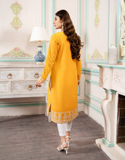 SIFA Dahlia Lawn Pret - GOLD FLAKE