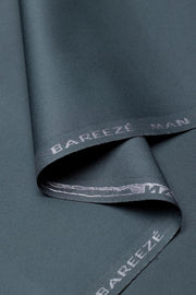 Bareeze Man Egyptian Cotton 2/1 Unstitched Fabric for Summer - Grey