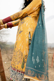 Seroli Spring Unstitched Lawn 3Pc Suit - GUL BAHAR