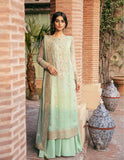SIFA Crinkle Chiffon Unstitched Embroidered 3Pc Suit - GUL