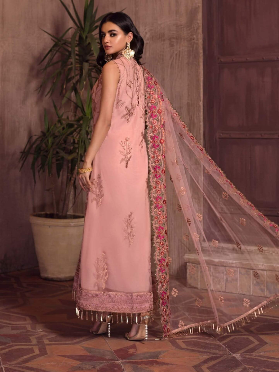 Ghazal by Zarif Festive unstitched Chiffon 3 Piece Suit ZG-01 Hayal - FaisalFabrics.pk