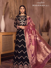 Ghazal by Zarif Festive unstitched Chiffon 3 Piece Suit ZG-07 Mihirmah - FaisalFabrics.pk