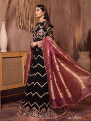 Ghazal by Zarif Festive unstitched Chiffon 3 Piece Suit ZG-07 Mihirmah - FaisalFabrics.pk