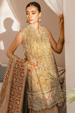 MASHQ Premium Embroidery Wedding Collection 3pc Suit Golden Hour MX-07 - FaisalFabrics.pk