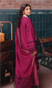 Rang Rasiya Safarnama Embroidered Karandi Unstitched 3Pc D-04 Sahar