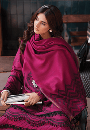 Rang Rasiya Safarnama Embroidered Karandi Unstitched 3Pc D-04 Sahar