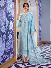 Gul Ahmed Premium Embroidered Swiss Voil 3Pc Suit LSV-22008 - FaisalFabrics.pk