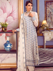Gul Ahmed Premium Embroidered Swiss Voil 3Pc Suit LSV-22027 - FaisalFabrics.pk