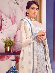 Gul Ahmed Premium Embroidered Swiss Voil 3Pc Suit LSV-22027 - FaisalFabrics.pk