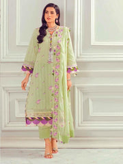Gul Ahmed Premium Embroidered Swiss Voil 3Pc Suit LSV-22031 - FaisalFabrics.pk