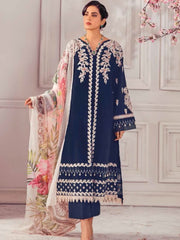 Gul Ahmed Premium Embroidered Swiss Voil 3Pc Suit LSV-22036 - FaisalFabrics.pk