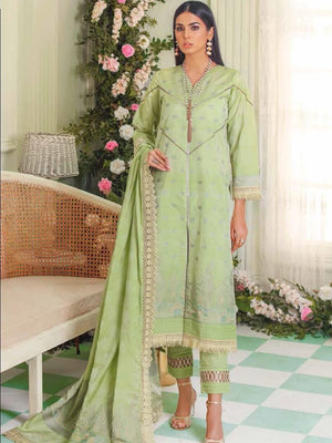Gul Ahmed Premium Printed Jacquard 3Pc Suit MJ-22047 - FaisalFabrics.pk