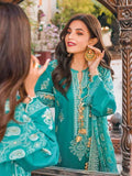 Gul Ahmed Premium Embroidered Lawn 3Pc Suit PM-12016 - FaisalFabrics.pk