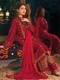 Gul Ahmed Premium Embroidered Lawn 3Pc Suit PM-12017 - FaisalFabrics.pk