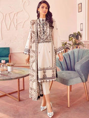Gul Ahmed Premium Embroidered Lawn 3Pc Suit PM-426 - FaisalFabrics.pk