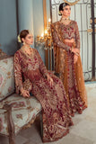 Ramsha Luxury Wedding Embroidered Handmade Net 3Pc Suit H-104