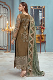 Ramsha Luxury Wedding Embroidered Handmade Net 3Pc Suit H-106