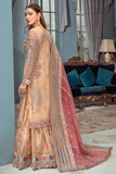 Ramsha Luxury Wedding Embroidered Handmade Net 3Pc Suit H-107
