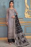 Ramsha Luxury Wedding Embroidered Handmade Net 3Pc Suit H-108