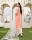 HemStitch Arzu Embroidered Luxury Lawn Unstitched 3Pc Suit HA-05 Blossom