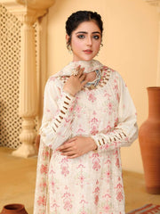 Embroidered Chikankari Karandi Unstitched 3Pc Suit D-06