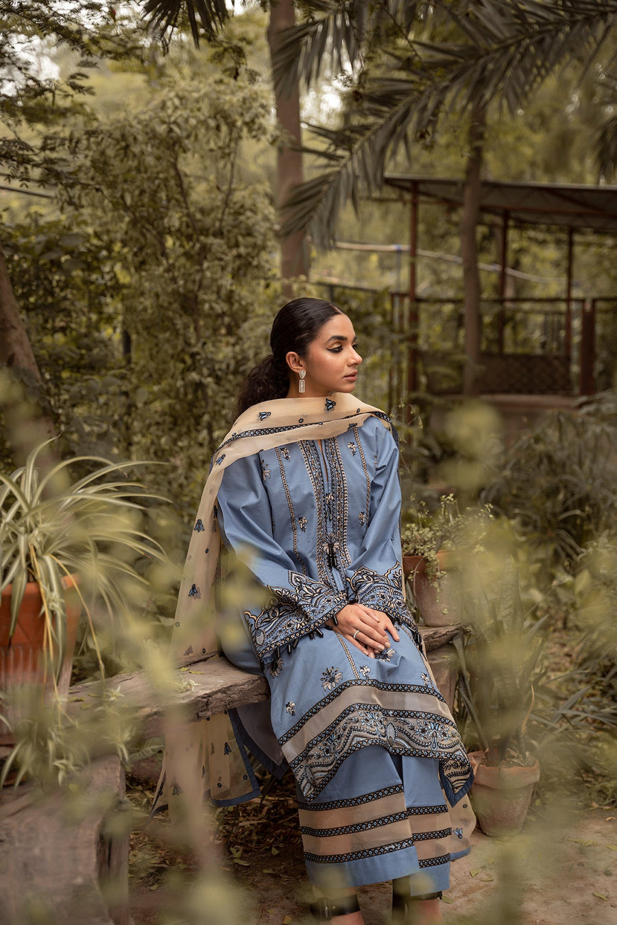 SURMAI Ae Ri Sakhi Embroidered Pret 3Pc Suit - HEER