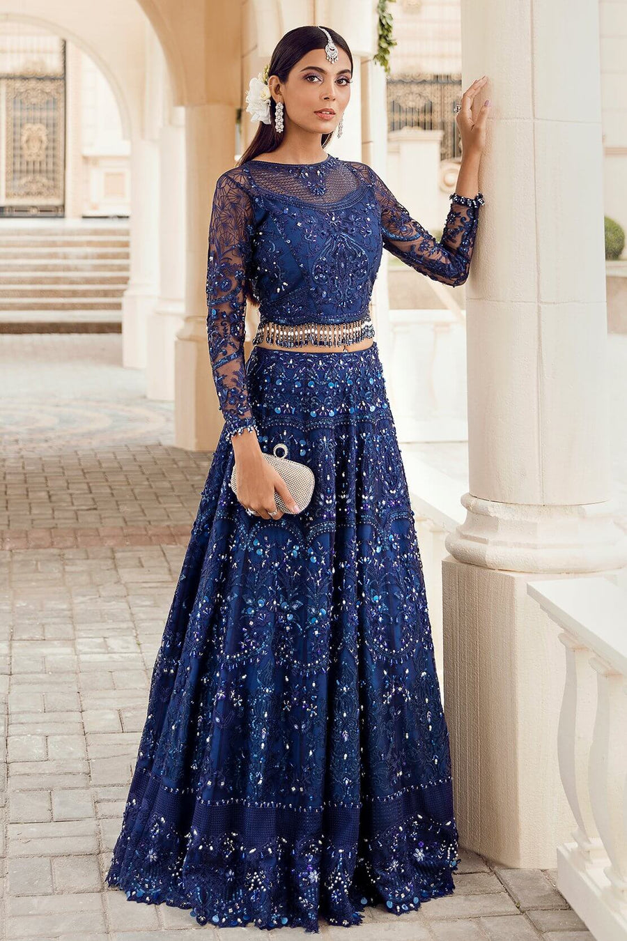 Reign Reignaissance Luxury Wedding Unstitched 3Pc Suit - HERA - FaisalFabrics.pk