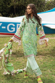 Mushq Hemline Lawn 2021 Unstitched 3Pc Suit MLL21-14 Spring Bud - FaisalFabrics.pk