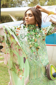 Mushq Hemline Lawn 2021 Unstitched 3Pc Suit MLL21-14 Spring Bud - FaisalFabrics.pk