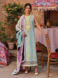 Hemline by Mushq Tesoro Embroidered Lawn Unstitched 3Pc Suit HML23-2B
