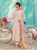 Hemline by Mushq Tesoro Embroidered Lawn Unstitched 3Pc Suit HML23-3B