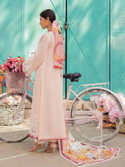 Hemline by Mushq Tesoro Embroidered Lawn Unstitched 3Pc Suit HML23-3B
