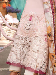 Hemline by Mushq Tesoro Embroidered Lawn Unstitched 3Pc Suit HML23-3B