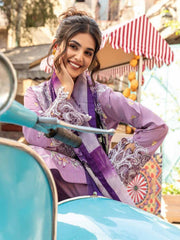 Hemline by Mushq Tesoro Embroidered Lawn Unstitched 3Pc Suit HML23-4A