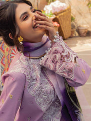 Hemline by Mushq Tesoro Embroidered Lawn Unstitched 3Pc Suit HML23-4A