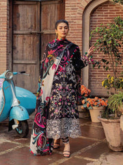 Hemline by Mushq Tesoro Embroidered Lawn Unstitched 3Pc Suit HML23-5B