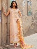 Hemline by Mushq Tesoro Embroidered Lawn Unstitched 3Pc Suit HML23-6A