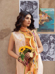 Hemline by Mushq Tesoro Embroidered Lawn Unstitched 3Pc Suit HML23-6A