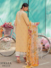 Hemline by Mushq Tesoro Embroidered Lawn Unstitched 3Pc Suit HML23-6B