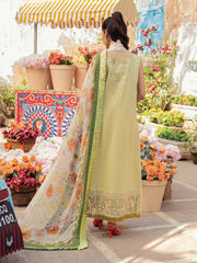 Hemline by Mushq Tesoro Embroidered Lawn Unstitched 3Pc Suit HML23-7A
