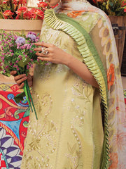 Hemline by Mushq Tesoro Embroidered Lawn Unstitched 3Pc Suit HML23-7A