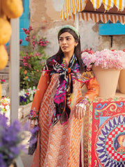 Hemline by Mushq Tesoro Embroidered Lawn Unstitched 3Pc Suit HML23-8A