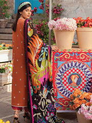 Hemline by Mushq Tesoro Embroidered Lawn Unstitched 3Pc Suit HML23-8A