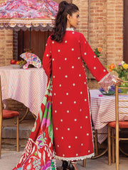 Hemline by Mushq Tesoro Embroidered Lawn Unstitched 3Pc Suit HML23-8B