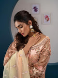 Akbar Aslam Luxury Chiffon Collection 2020 3pc Suit AAW-09 HONEYDEW - FaisalFabrics.pk